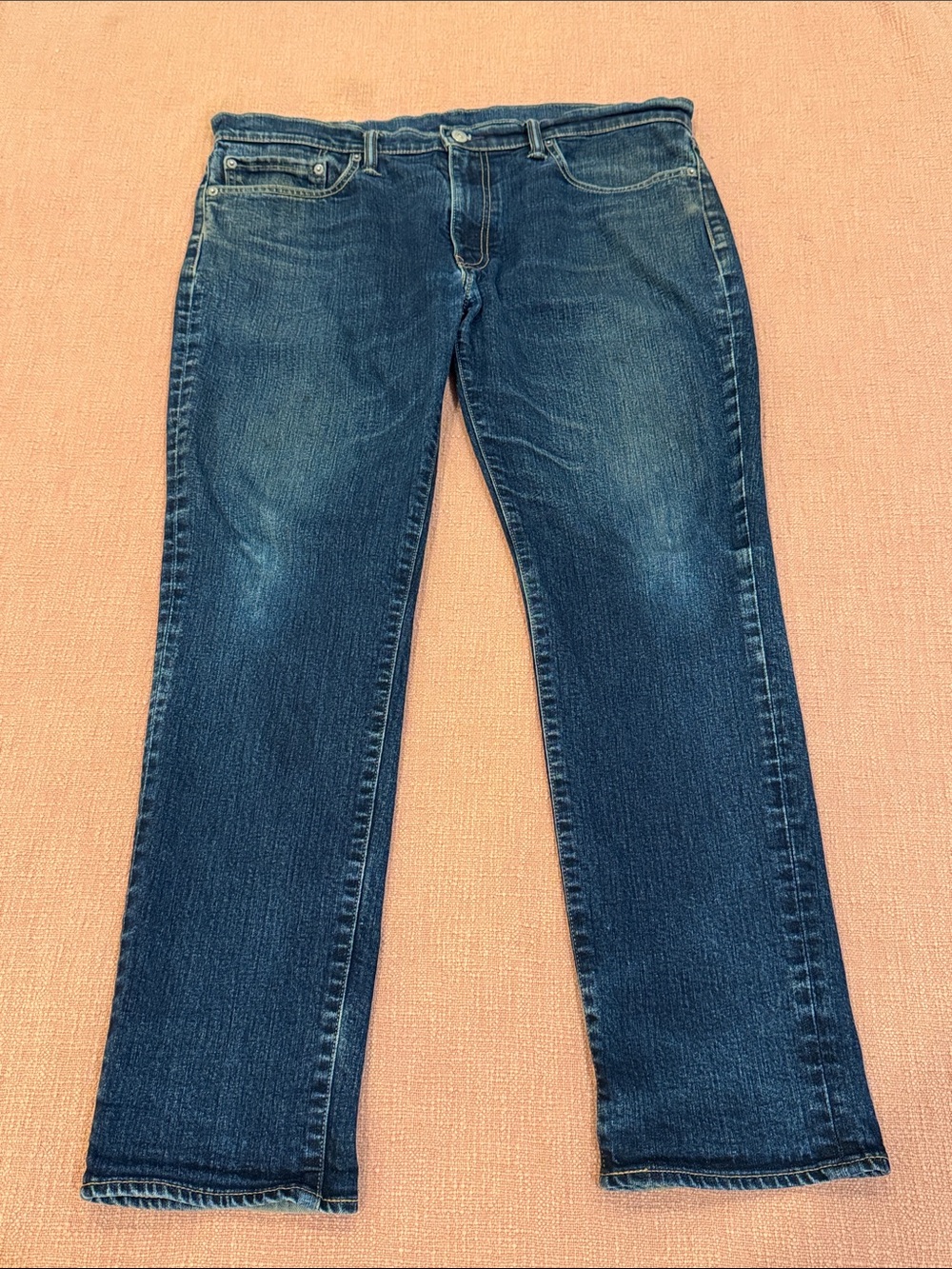 Men's W40L30.5 Straight Fit Dark Blue Jeans - FAIR cond. - Levi’s